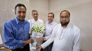 বিএনপি নেতাদের শুভেচ্ছা জানান এডভোকেট এহসানুল মাহবুব জুবায়ের 